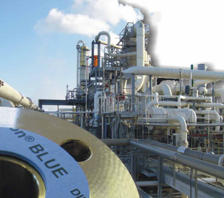 zdjęcie przedstawiające płytę microflon z domieszką (blue)